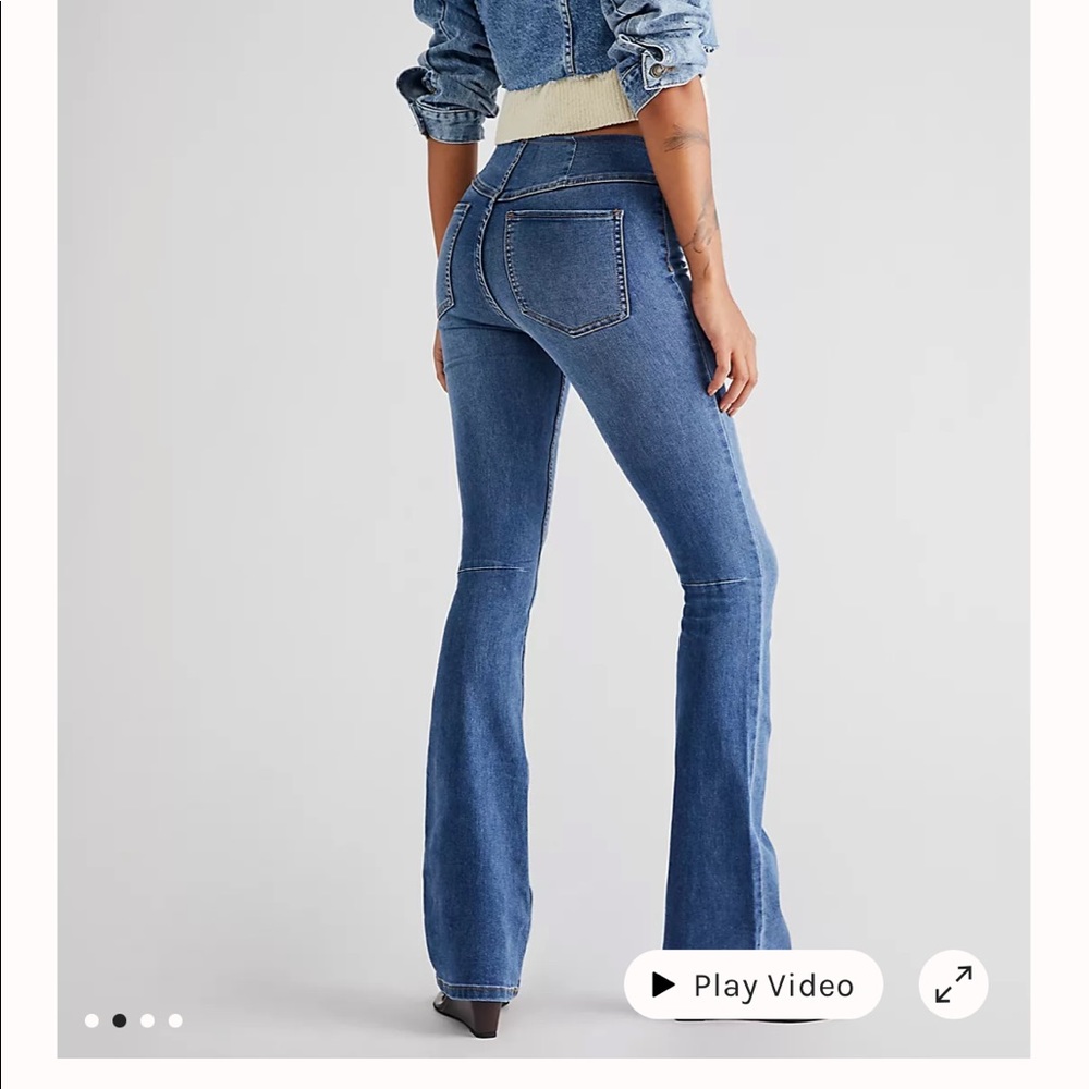 NWT Free People Jenny High Rise Flare Jeans
